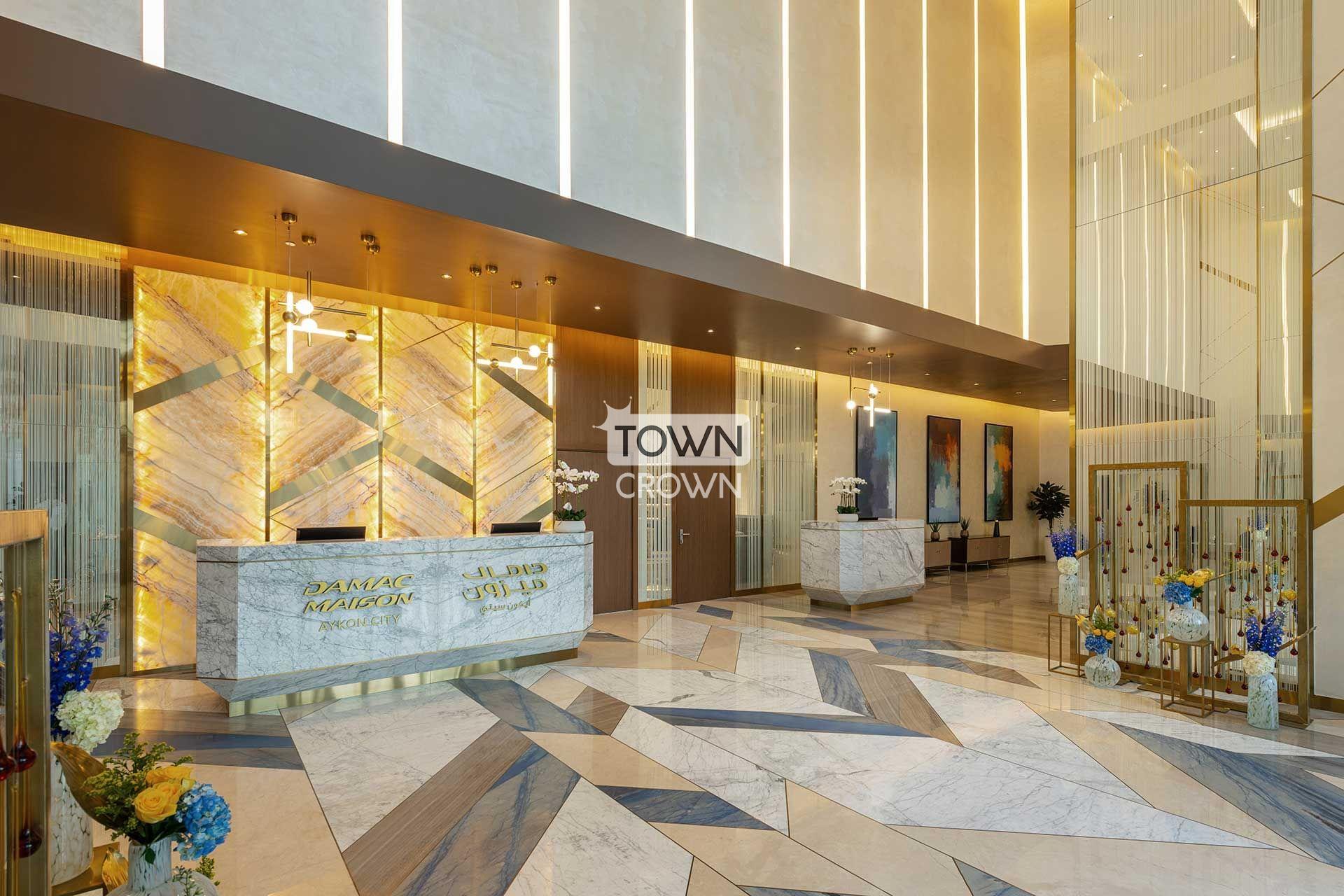 Lobby Ultra-Luxury High-Floor Hotel Apartment in AYKON City, Business Bay