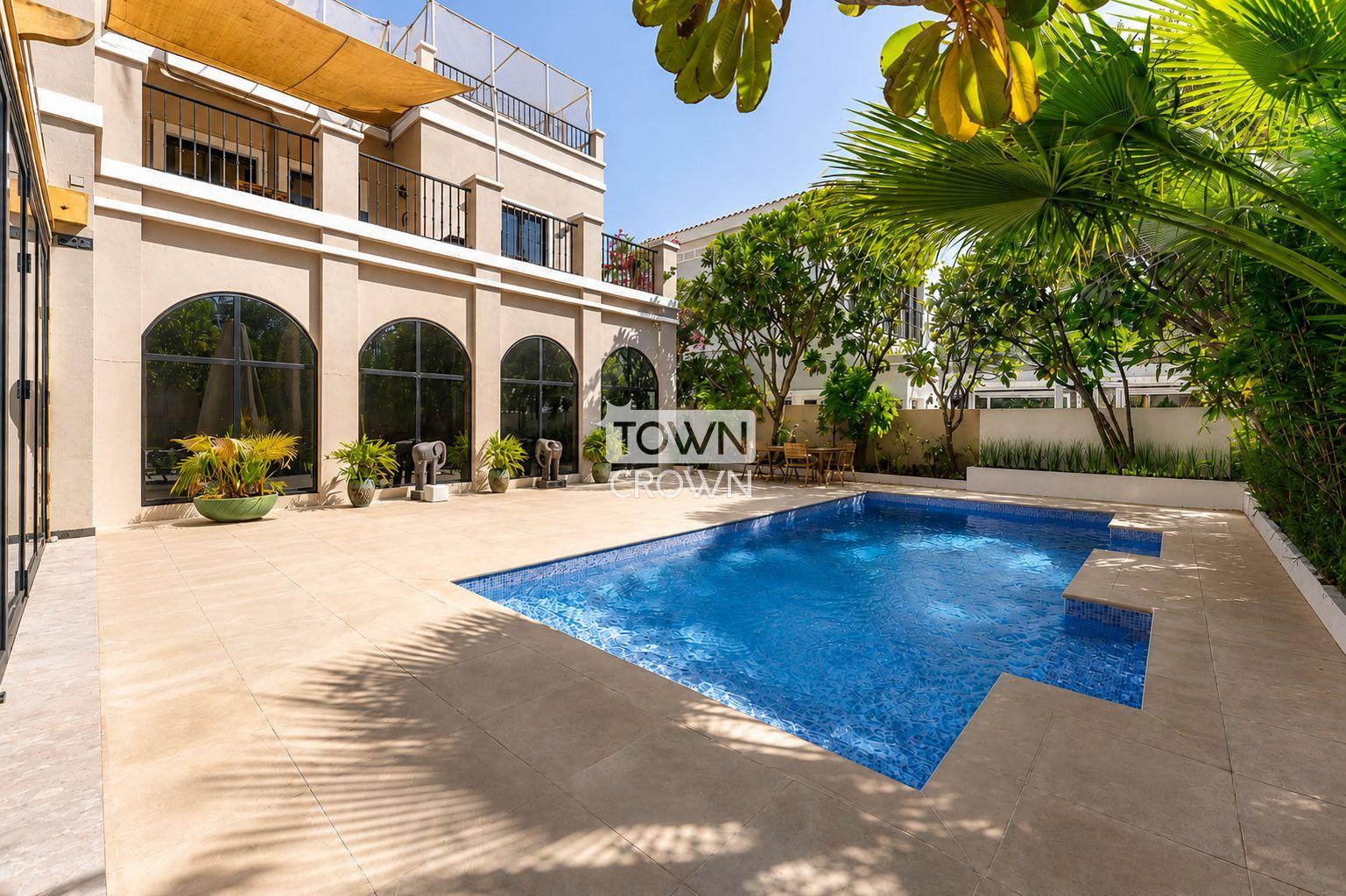 Furnished 4BR Villa | Private Pool | Garden & Courtyard Spaces
