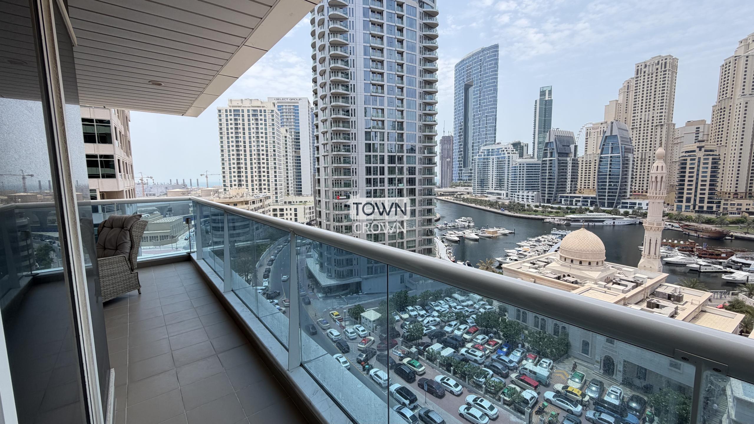 Marina View | 2BR Apartment | Furnished | Opal Tower Dubai Marina