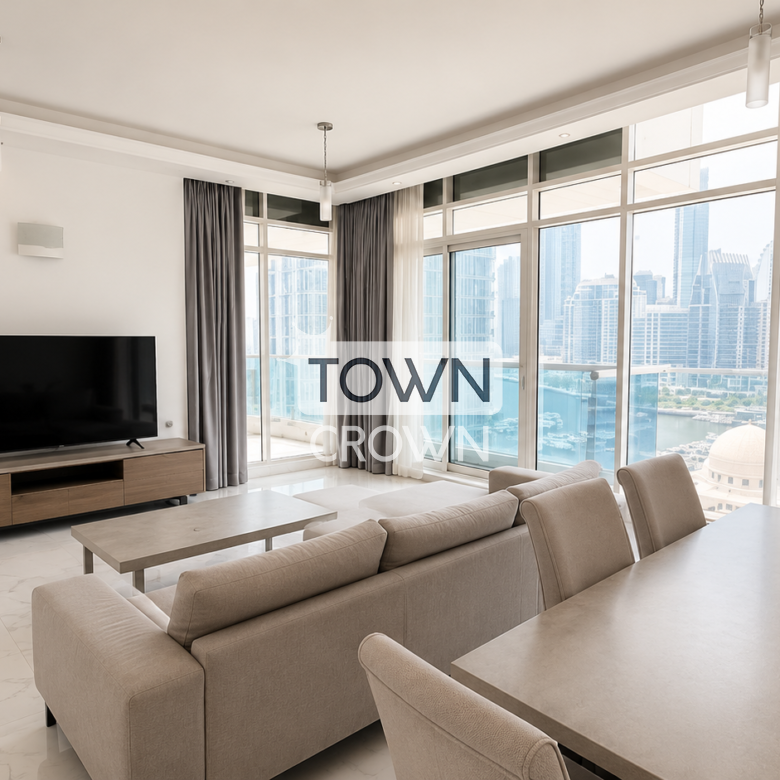 Marina View | 2BR Apartment | Furnished | Opal Tower Dubai Marina