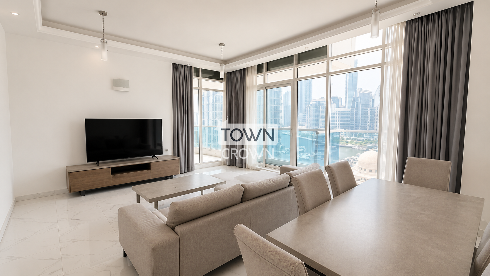 Marina View | 2BR Apartment | Furnished | Opal Tower Dubai Marina