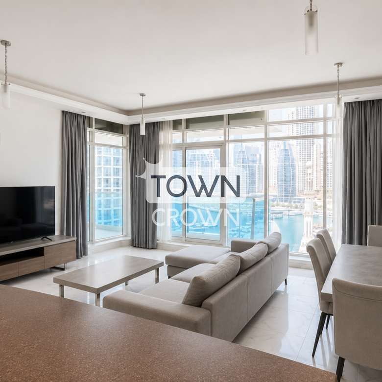 Marina View | 2BR Apartment | Furnished | Opal Tower Dubai Marina
