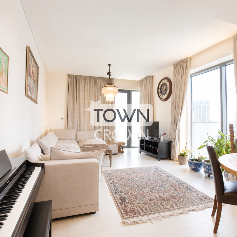 Spacious Corner 2BR+Maid | Best Floor & View | Fully Furnished | Sobha Hartland