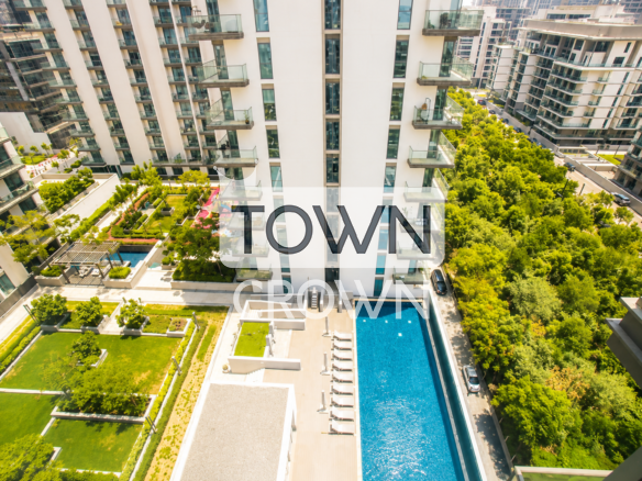 Spacious Corner 2BR+Maid | Best Floor & View | Fully Furnished | Sobha Hartland